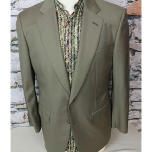 CHESTER BERRIE CARROL & CO Men's Blazer Two Button Side Vents Made n England 40